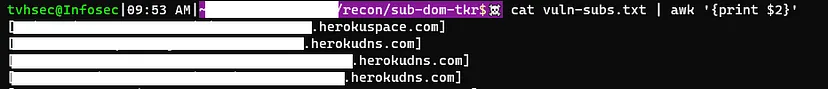 Filtered subdomains
