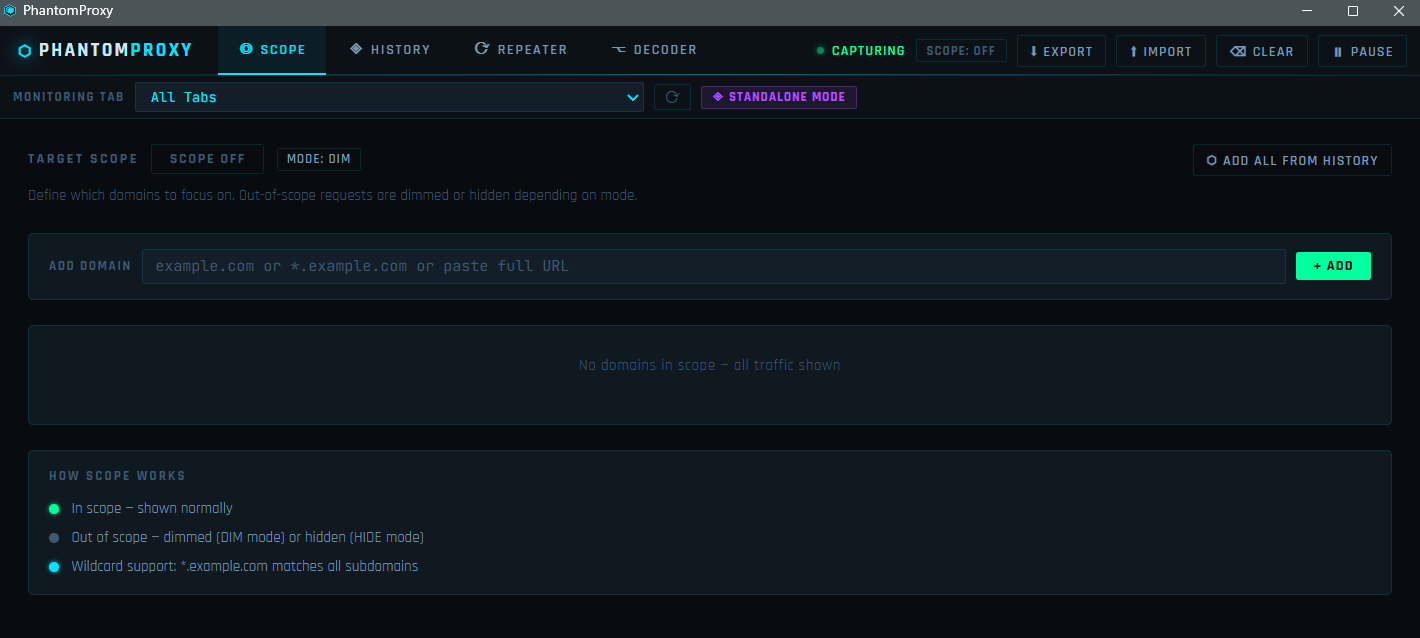 PhantomProxy Scope Tab